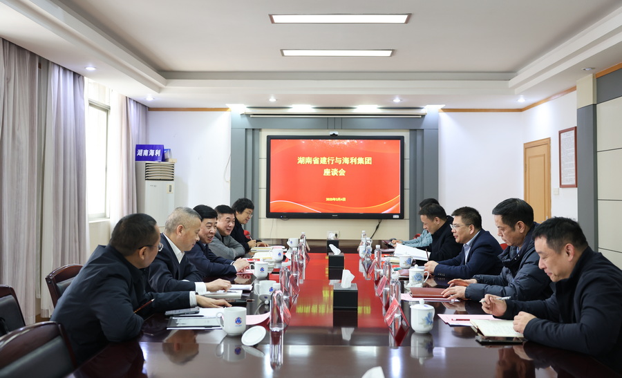 海利集團(tuán)與建行湖南省分行開(kāi)展座談交流